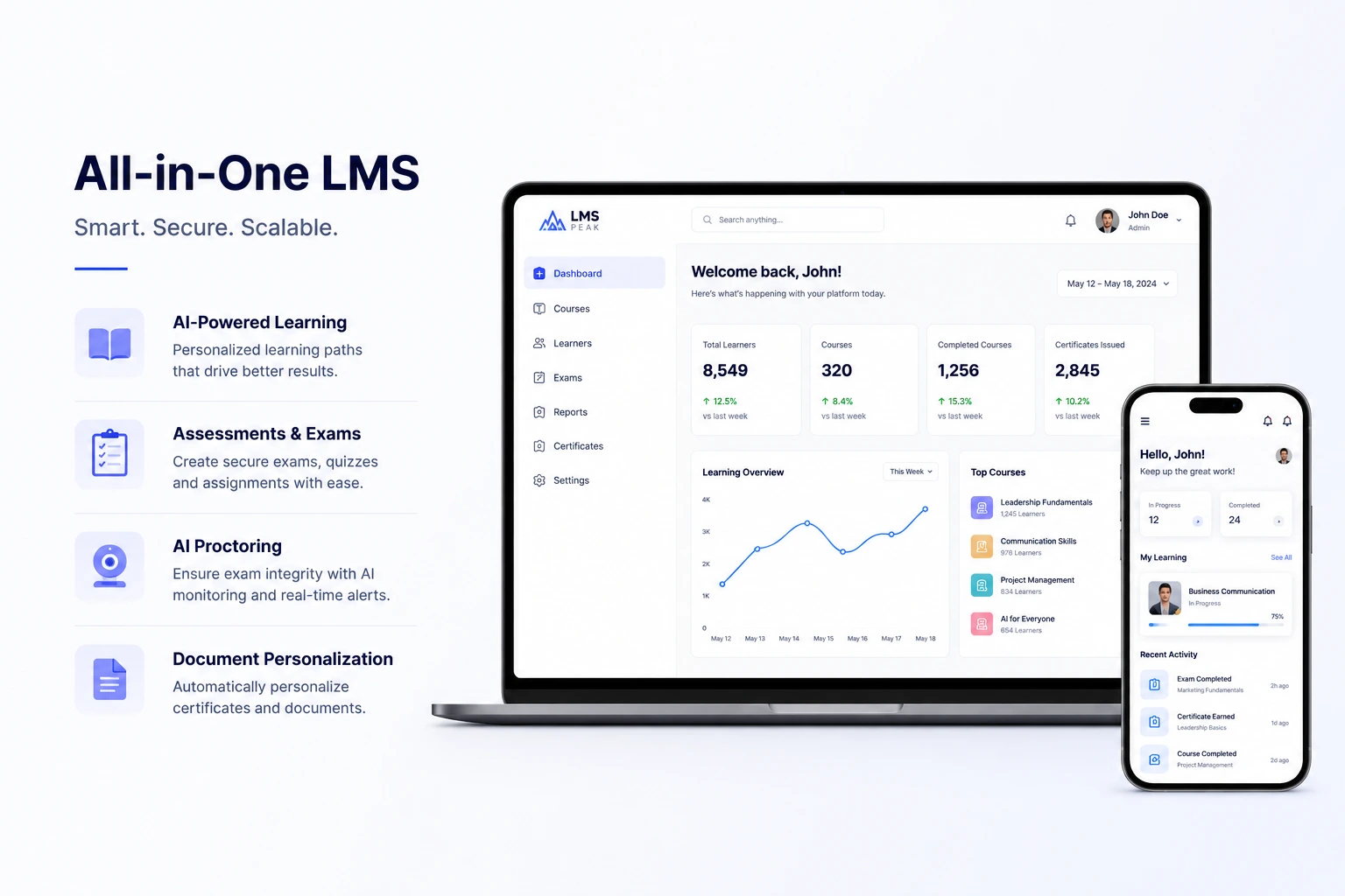 AI-Powered Learning & Exam Management Platform